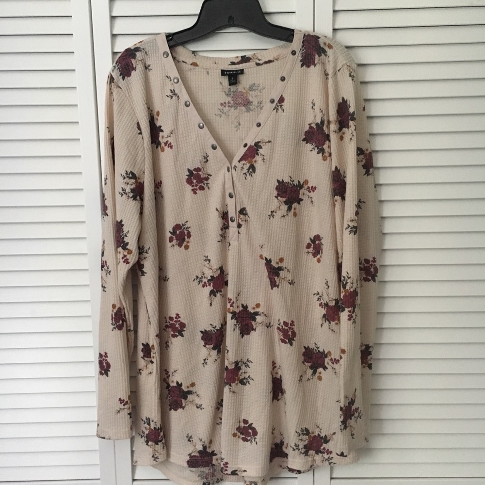 Floral Thermal Top